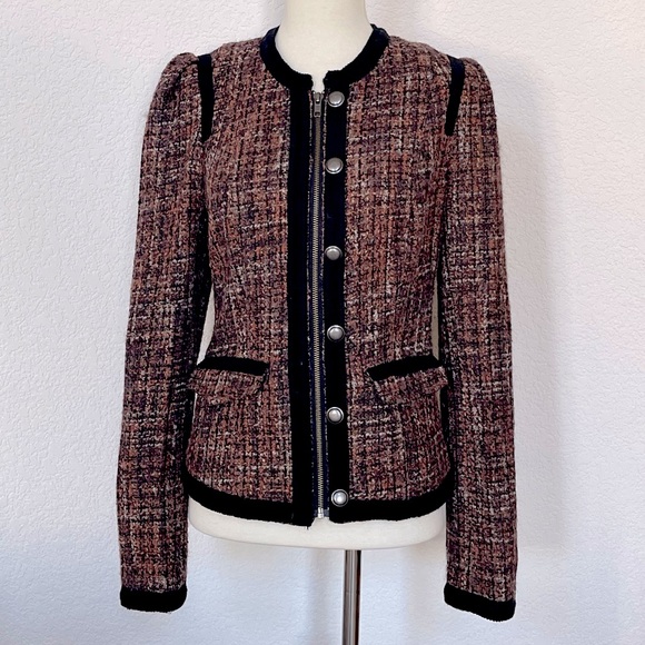 Free People Jackets & Blazers - Free People brown and black tweed jacket